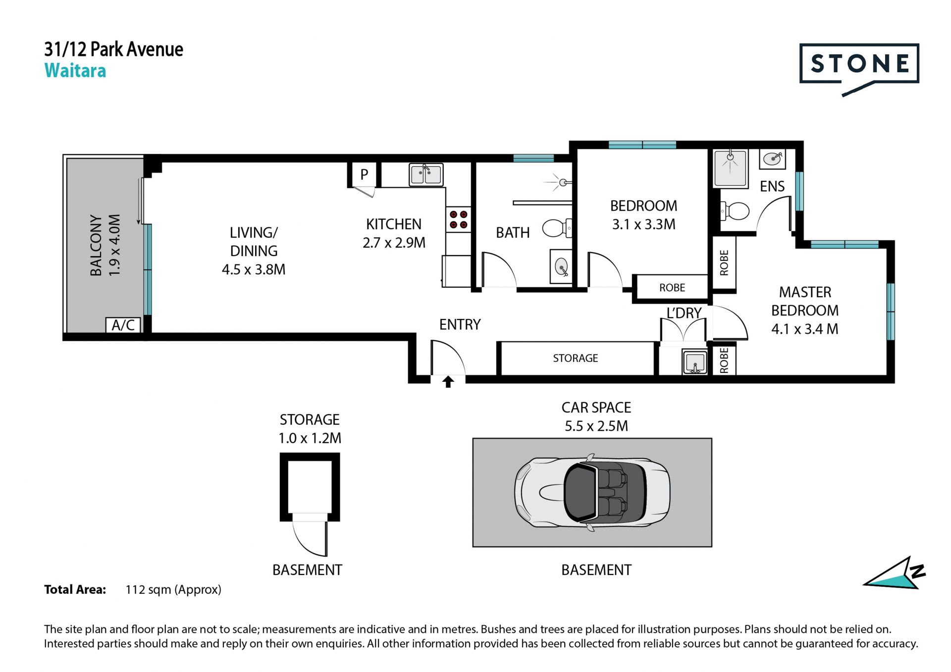 Sunny, stylish apartment in prime location