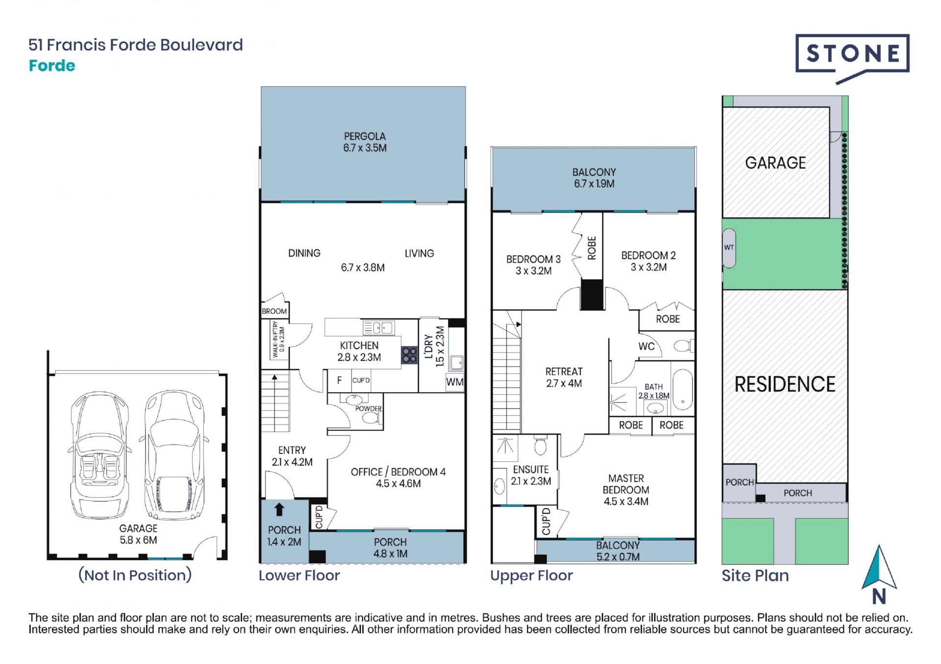Separate-Titled, Contemporary Living in a Peaceful Street