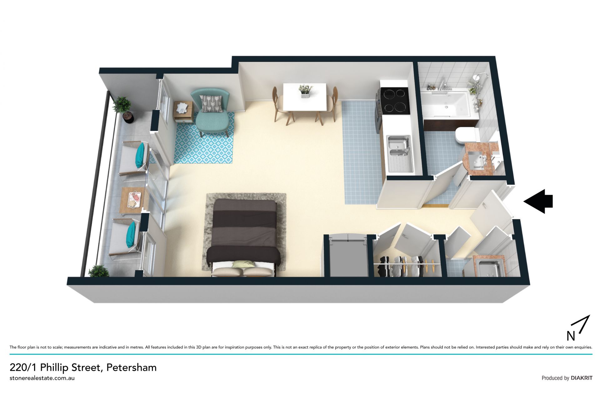 Quality studio apartment with lifestyle appeal