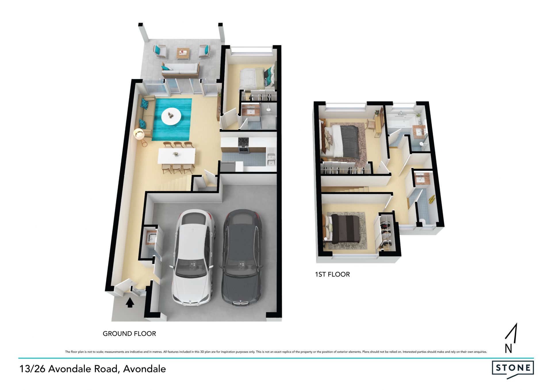 Near new townhouse with tranquil escarpment views