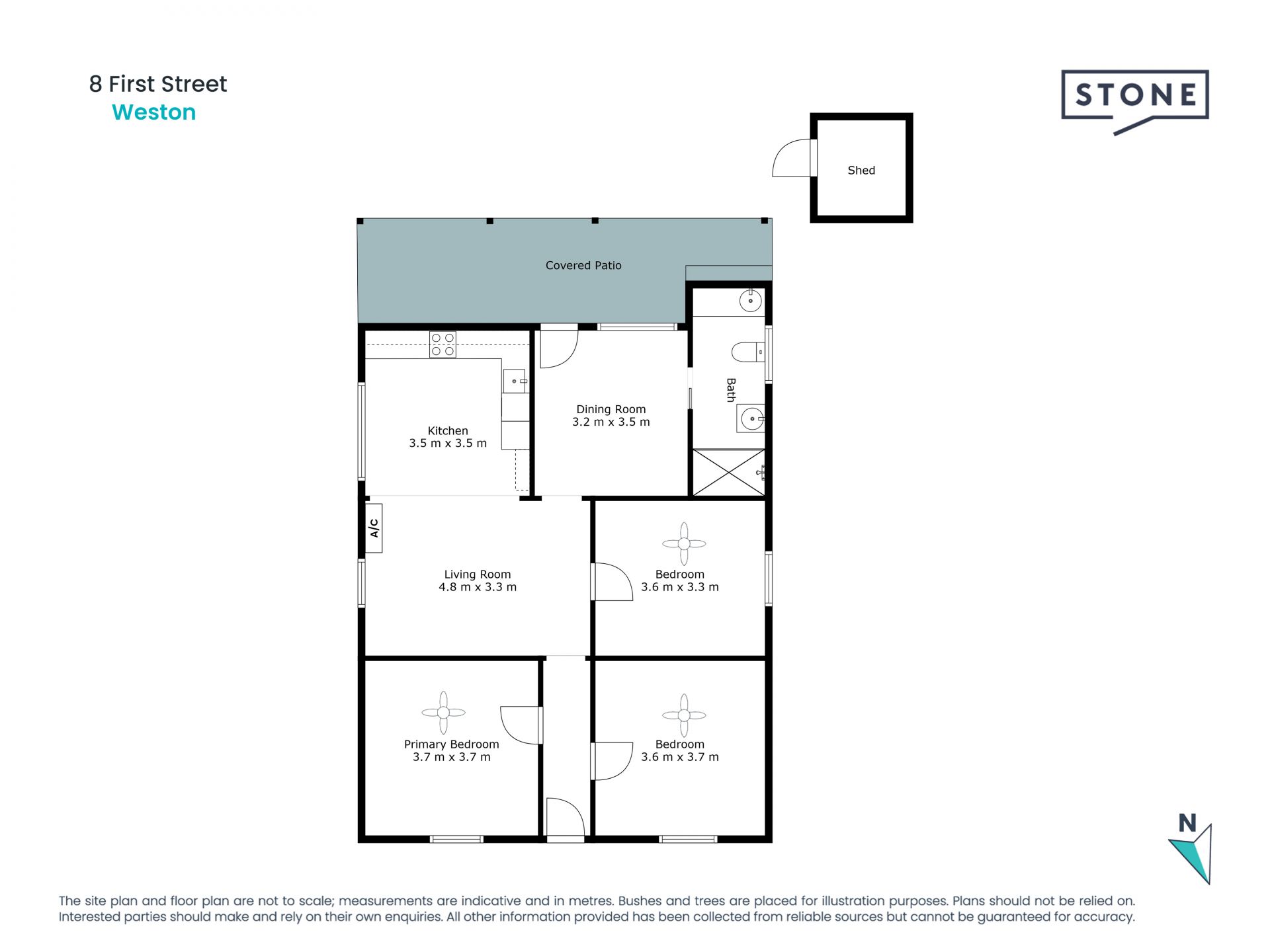 Refreshed Three Bedder!