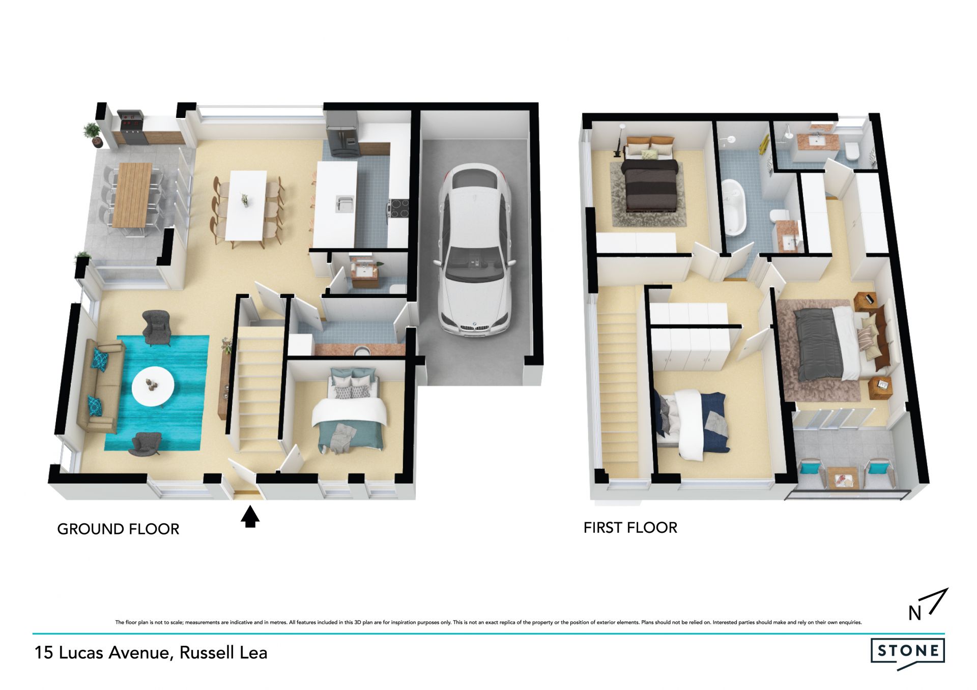 As-new residence designed for spacious family style