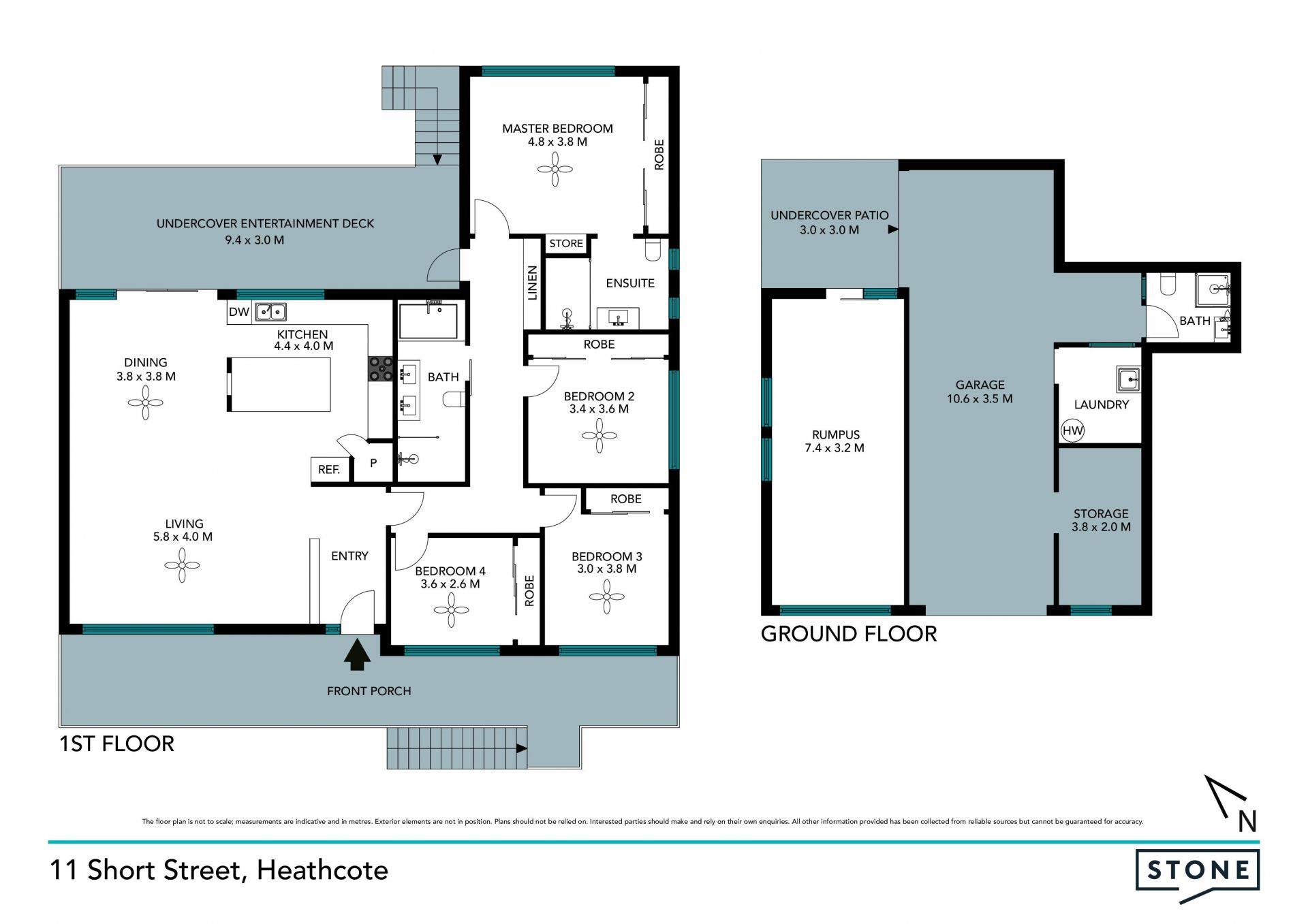 Modern family home on extensive block
