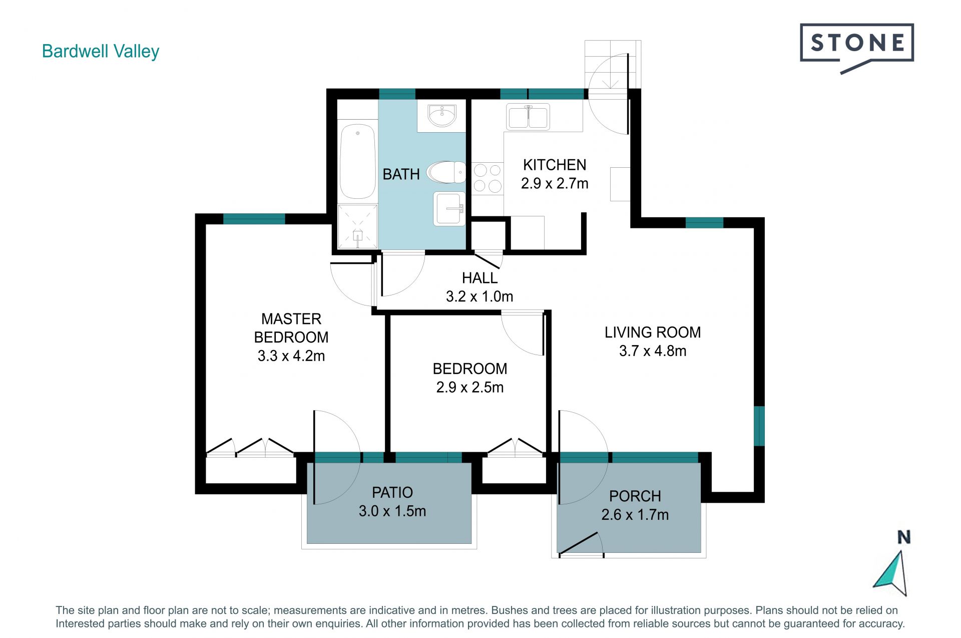 2 bedroom villa in over 55's retirement living
