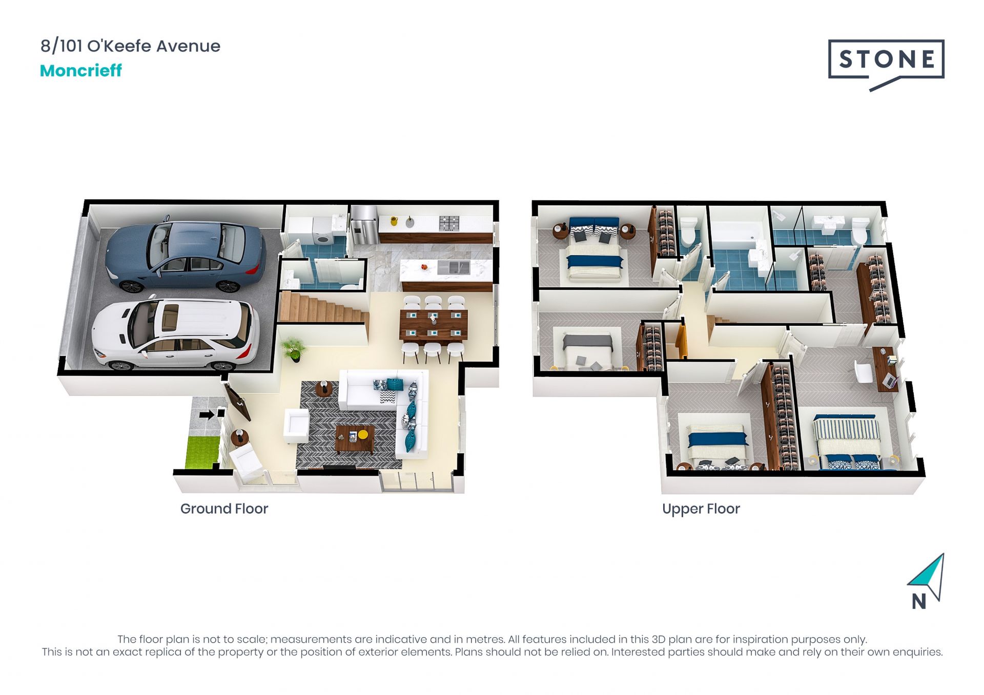 Contemporary and modern, 4-Bedroom home with over 146 sqm of yard space