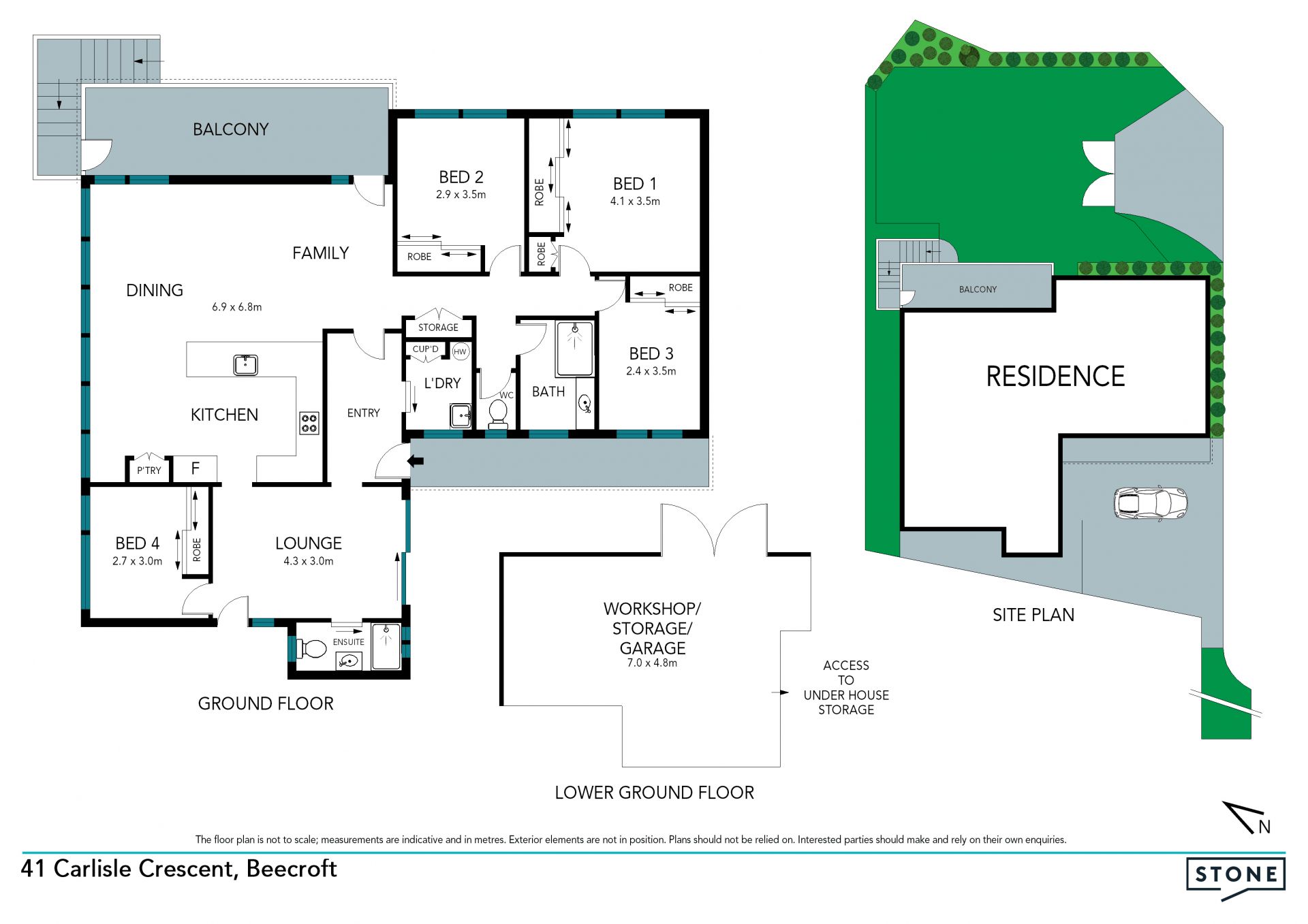 Private family escape in Beecroft Public catchment