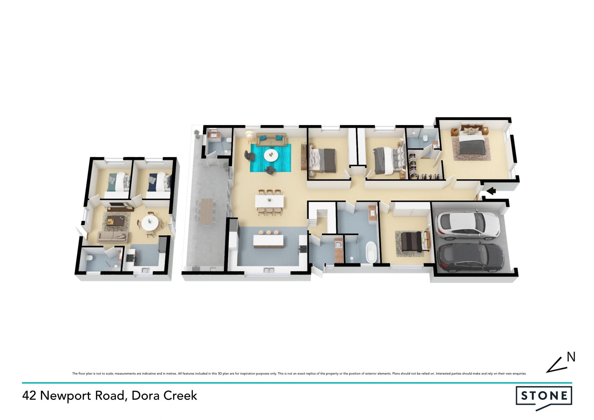 Trophy home with luxe granny flat