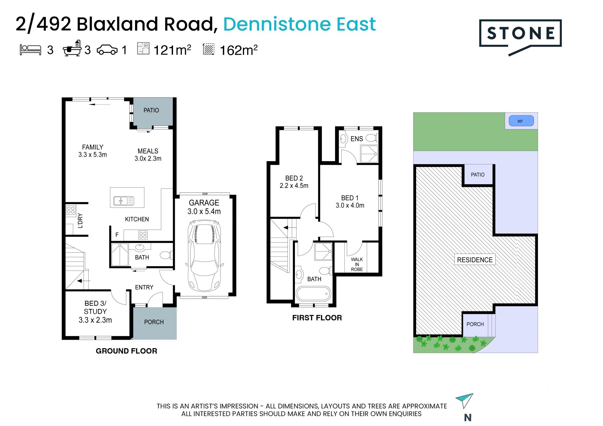 Serene and stylish townhome in a centrally convenient location
