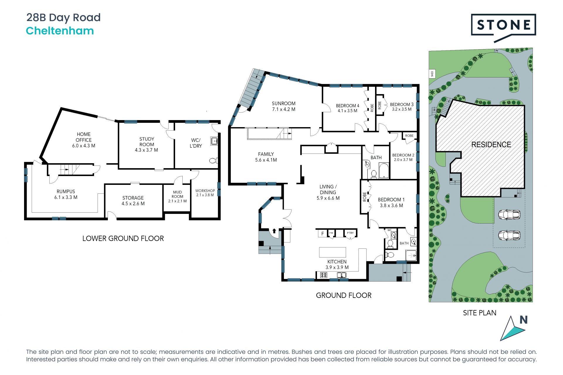 This private and peaceful residence is a 600m walk (approx.) to Cheltenham station and beautiful bushwalks.
