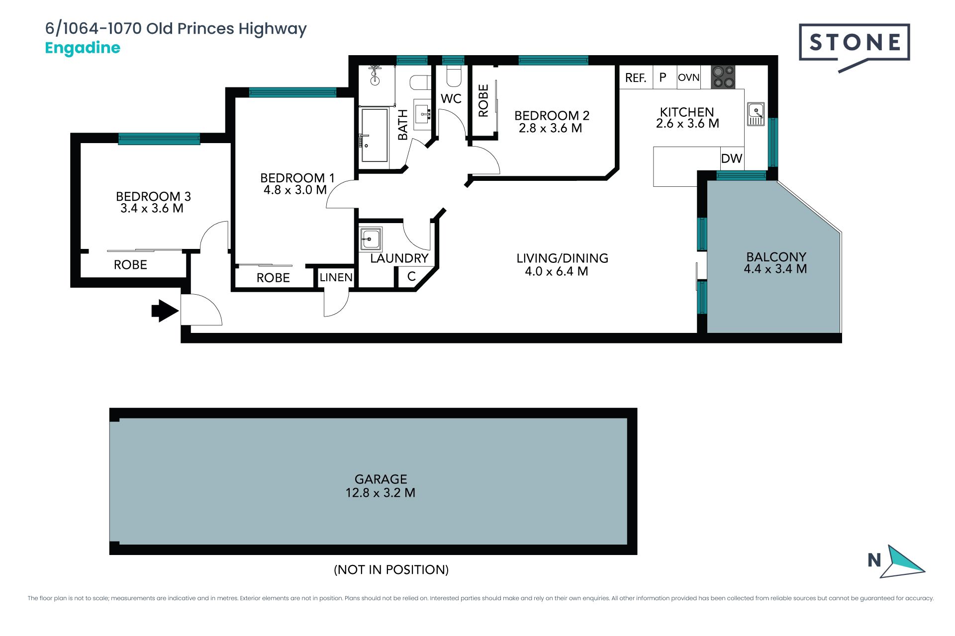 Three bedroom apartment in prime position