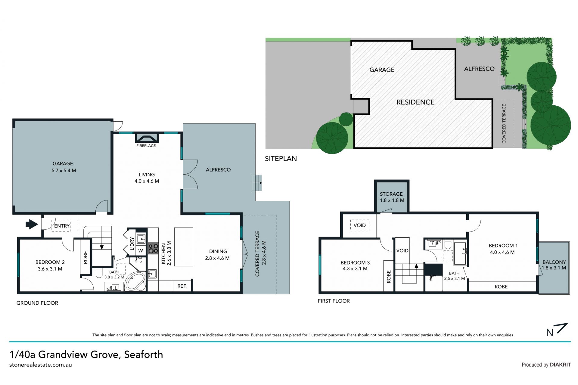 North Facing townhome in a dress circle location