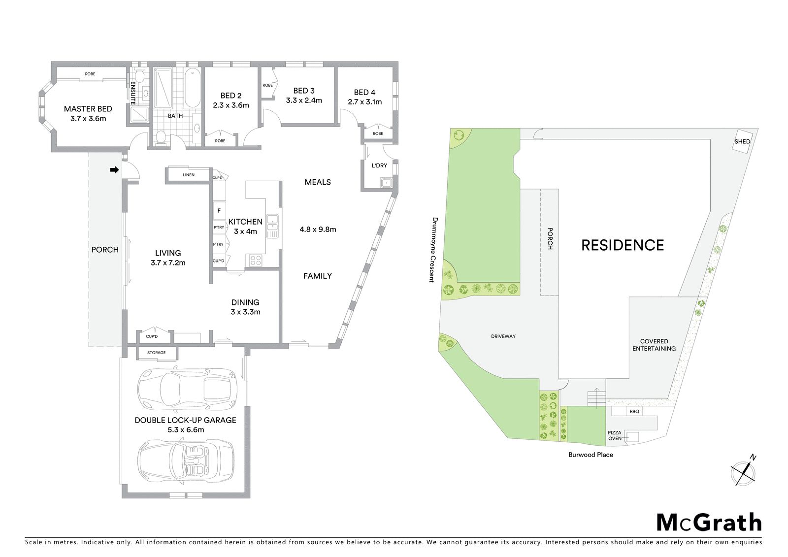 Impressive single level residence on corner block