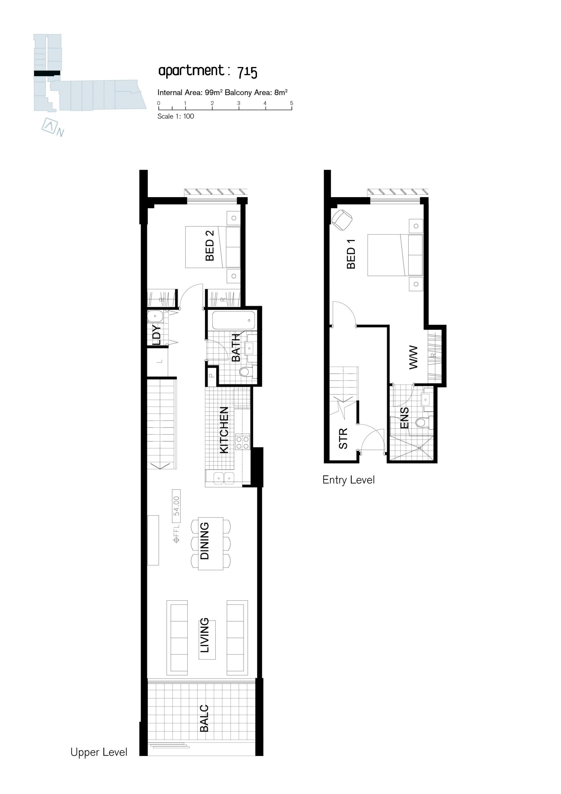 Furnished Split-Level Two Bedroom Apartment - Next To Pacific Square Shopping Mall, Maroubra