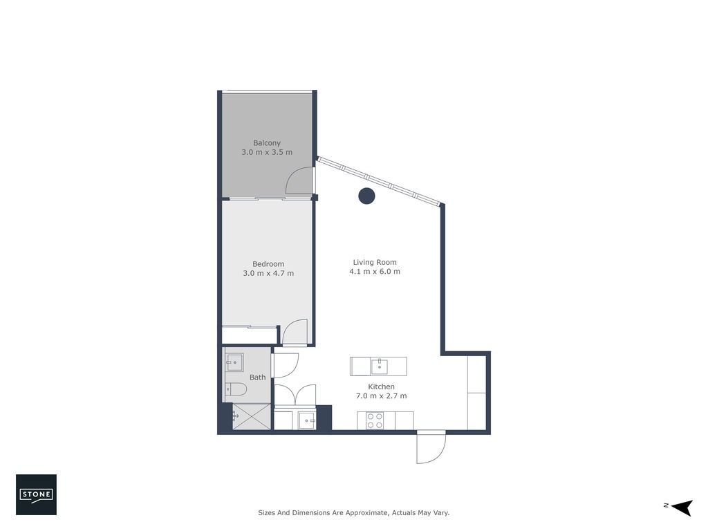 One bedroom oasis ready for new occupants!