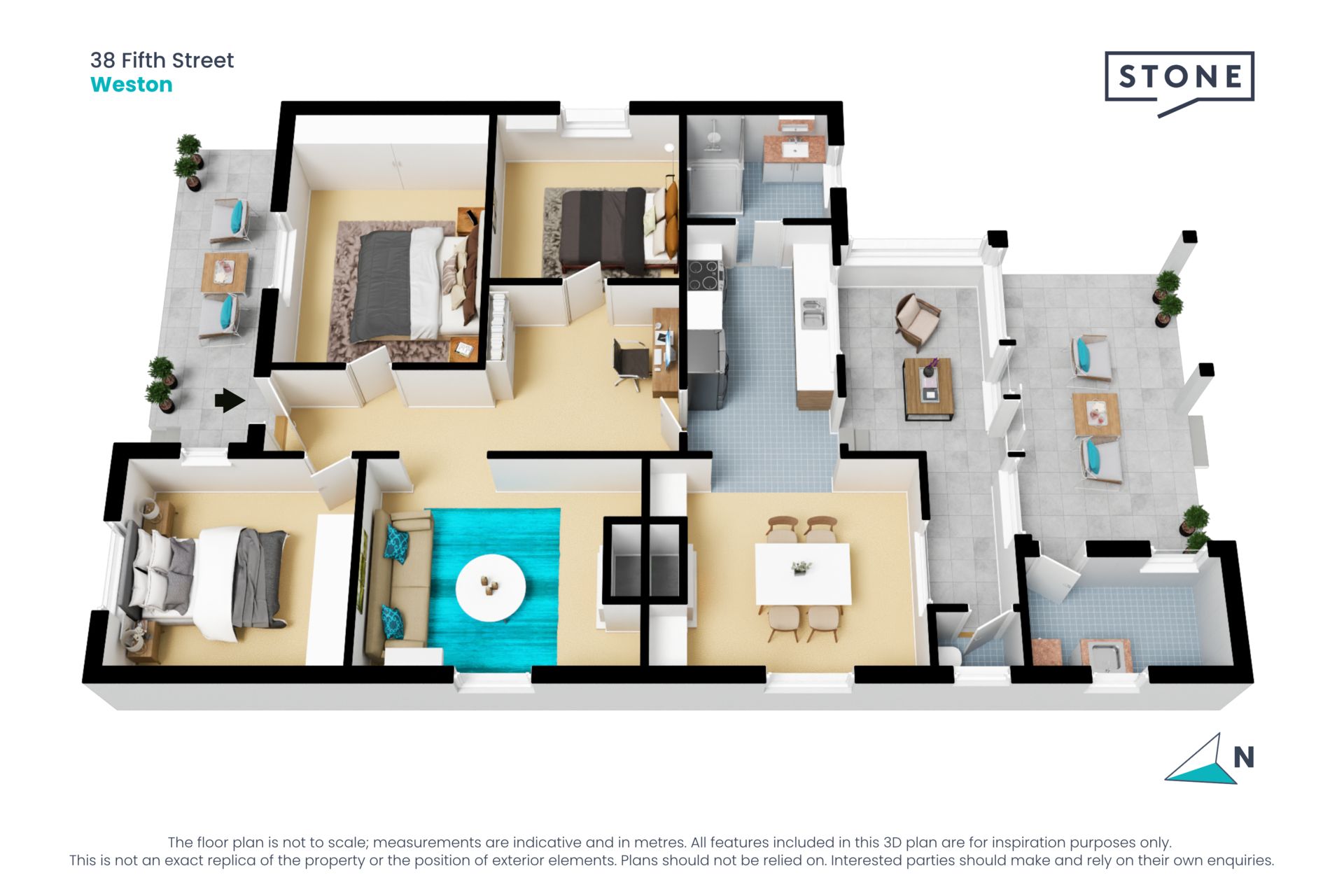 Perfectly located three bedroom abode