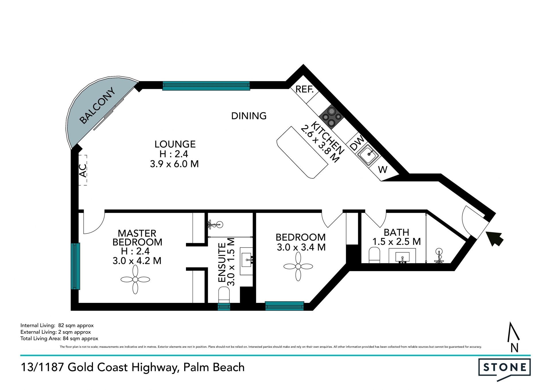 Revitalised beachside beauty overlooking the ocean