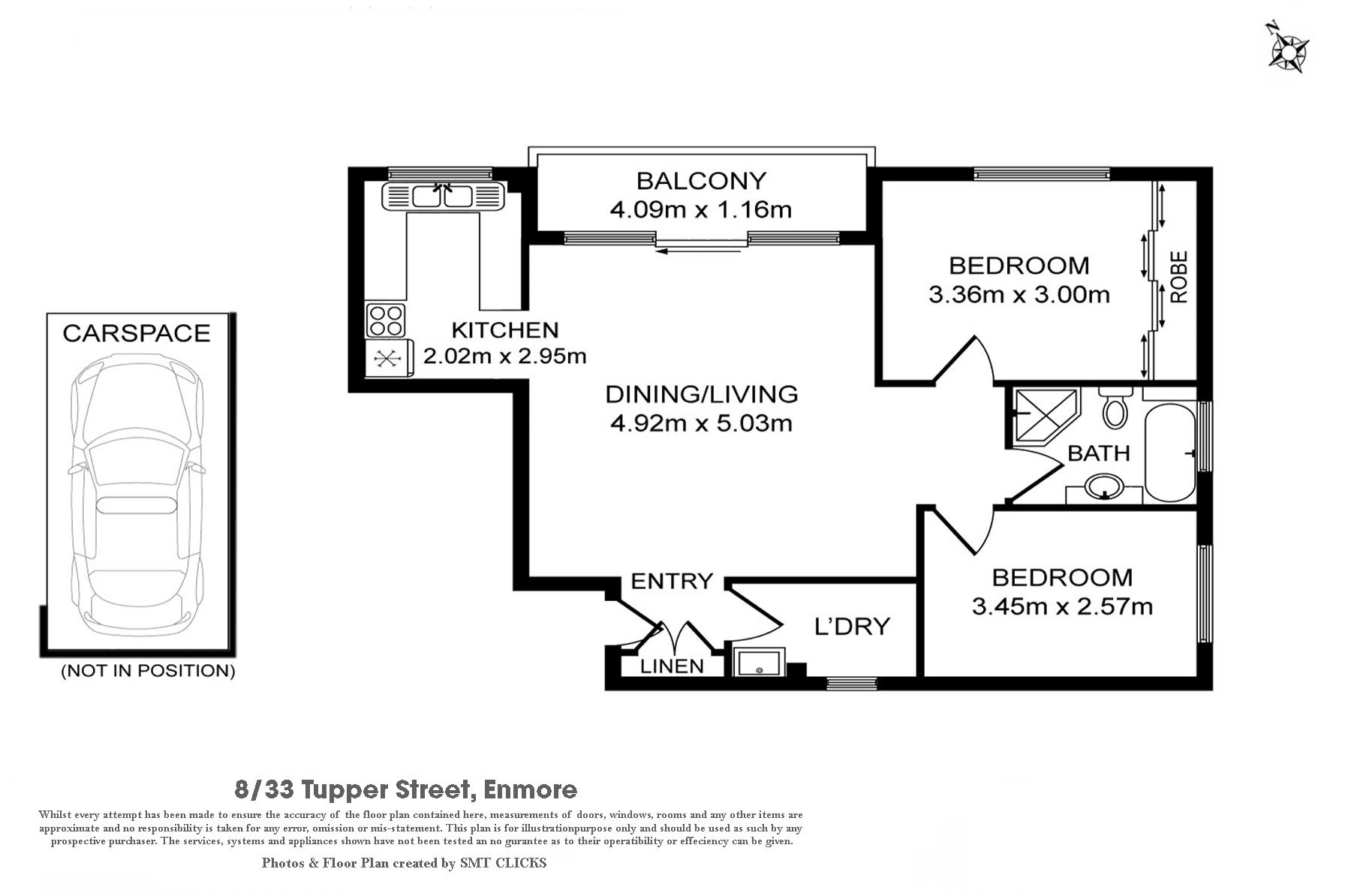 Light and airy updated apartment in prized lifestyle address
