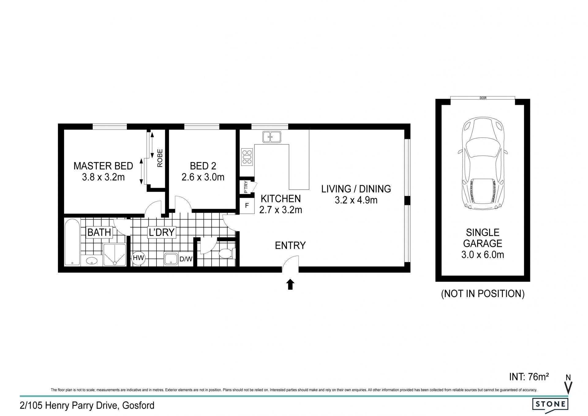 Close to all Gosford attractions - Access via Mouat Lane