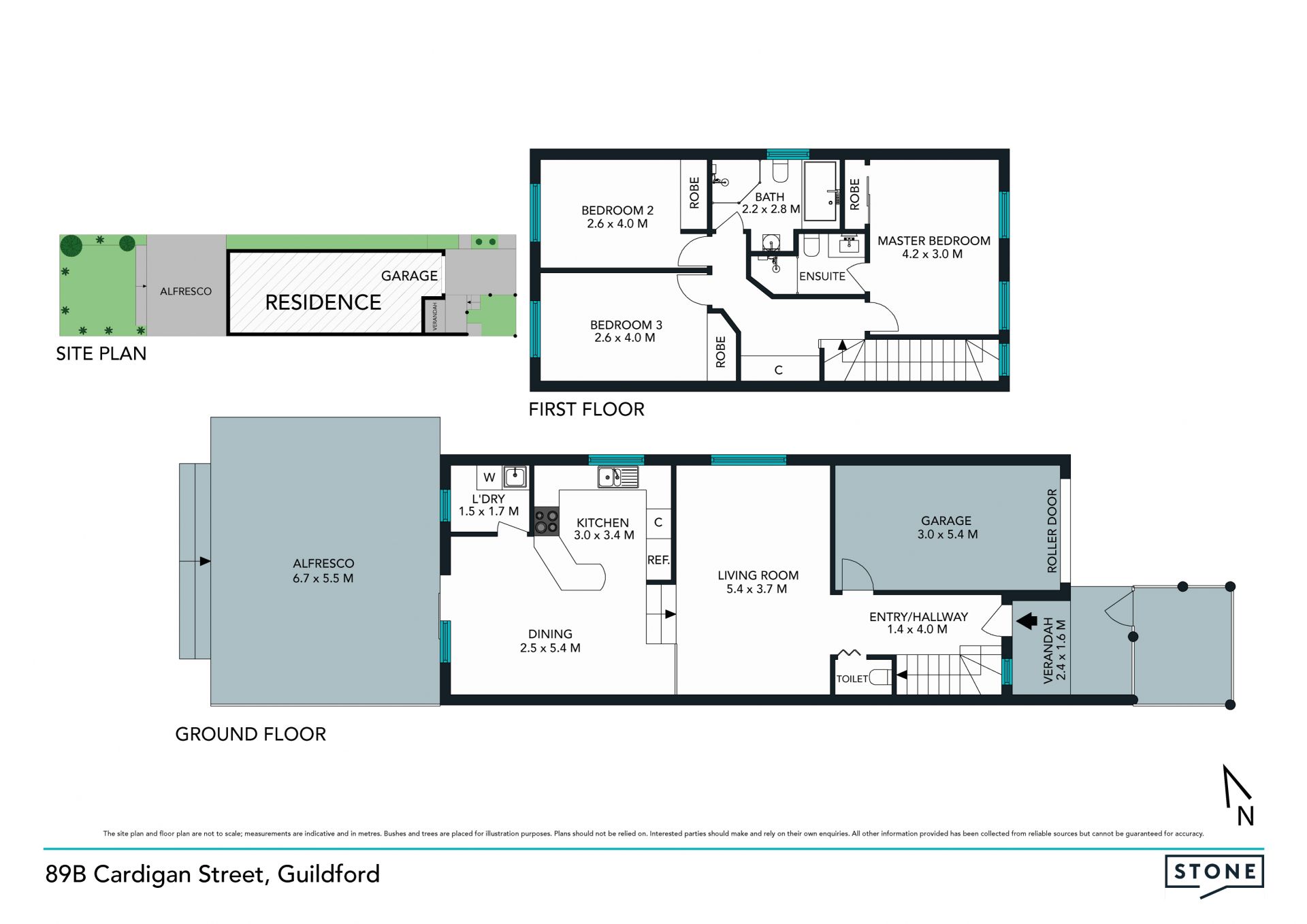Light filled duplex in sought-after setting