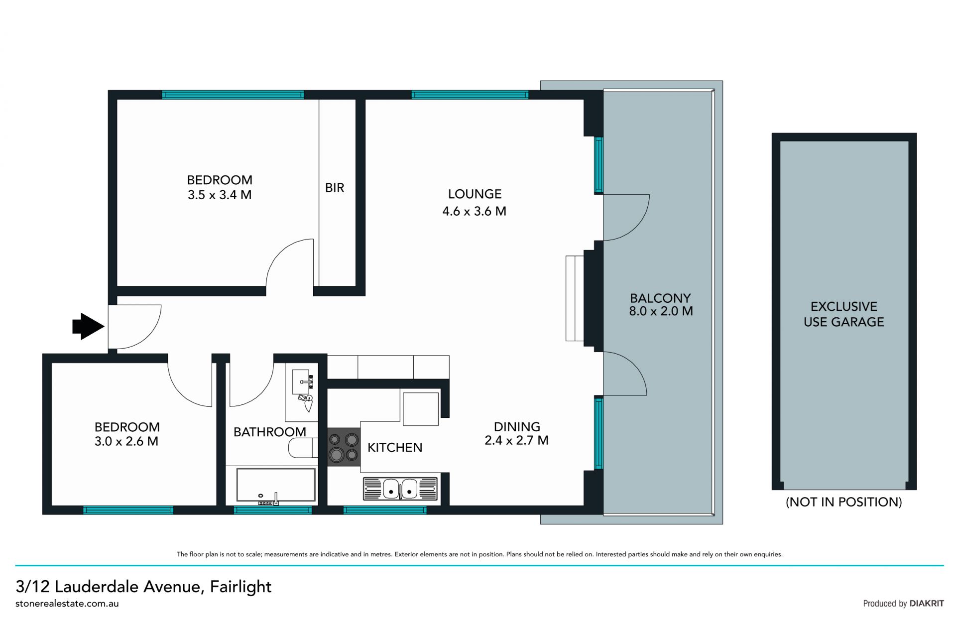 Harbourside lifestyle apartment with water views