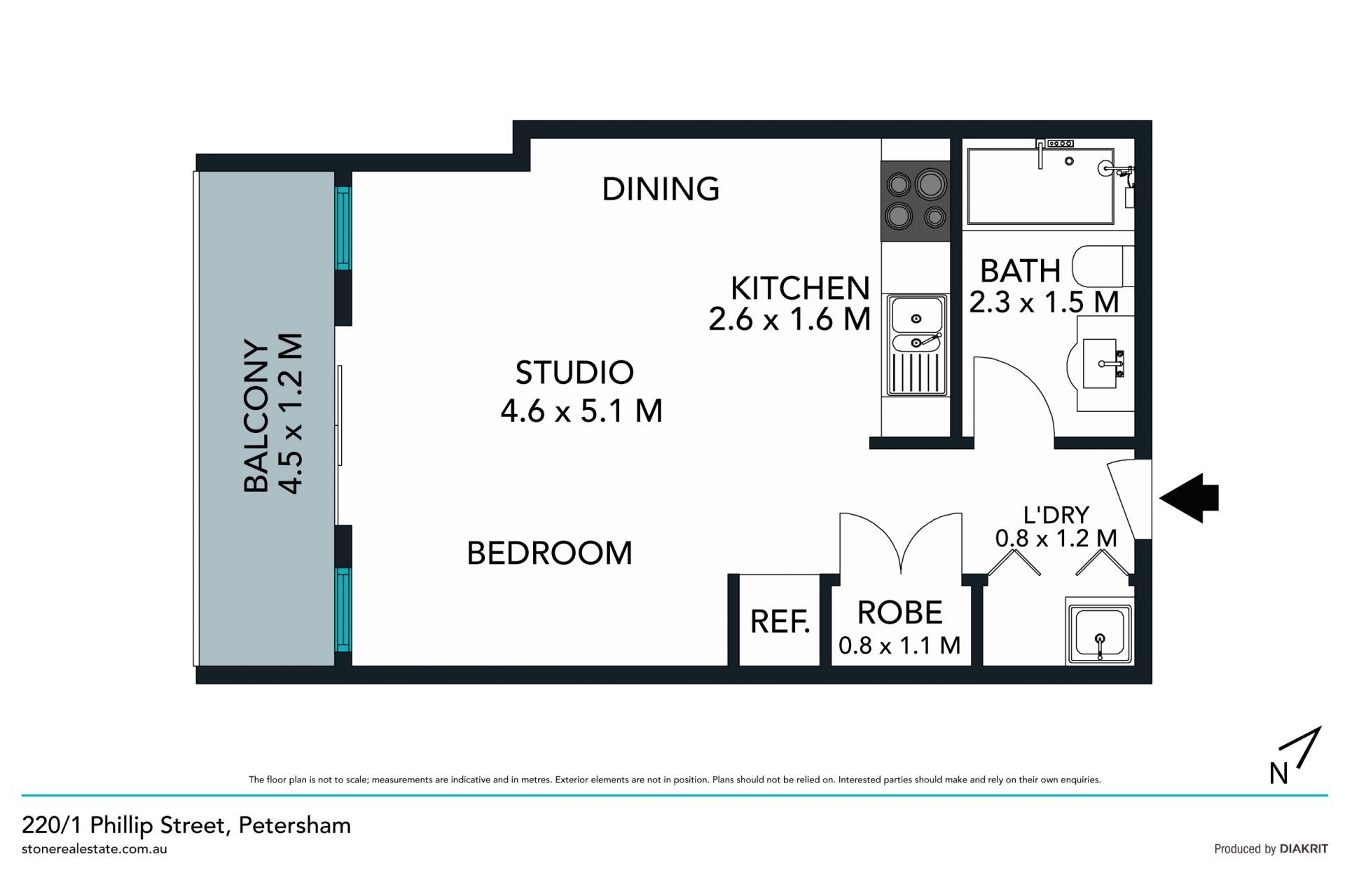 Quality studio apartment with lifestyle appeal