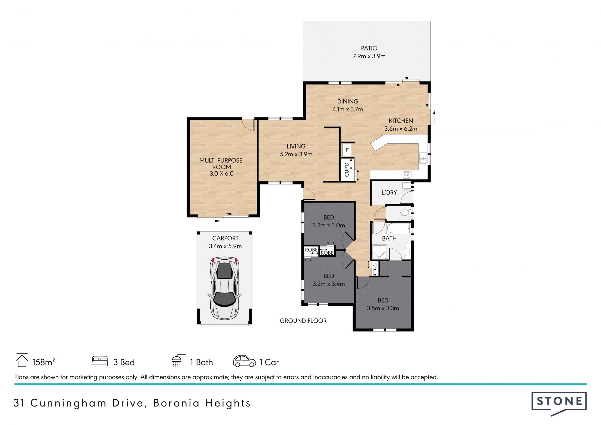 Sold by Melissa Verschuur | 0415 745 210