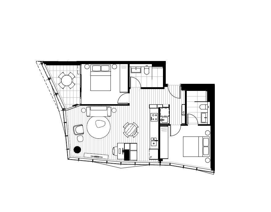 Astonishing, luxurious, modern, furnished 2-bedroom apartment in Sydney city.