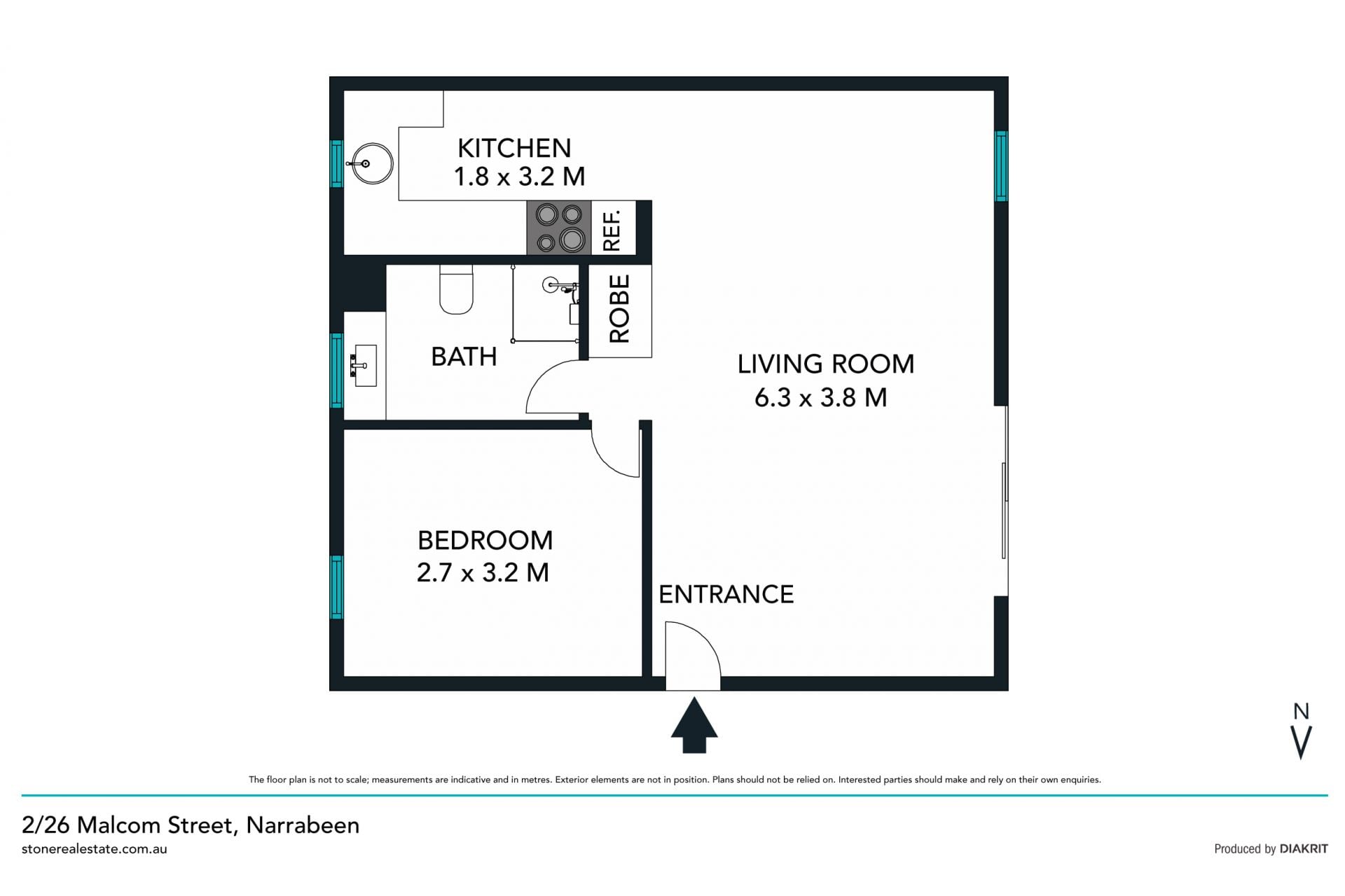 Updated apartment in top location