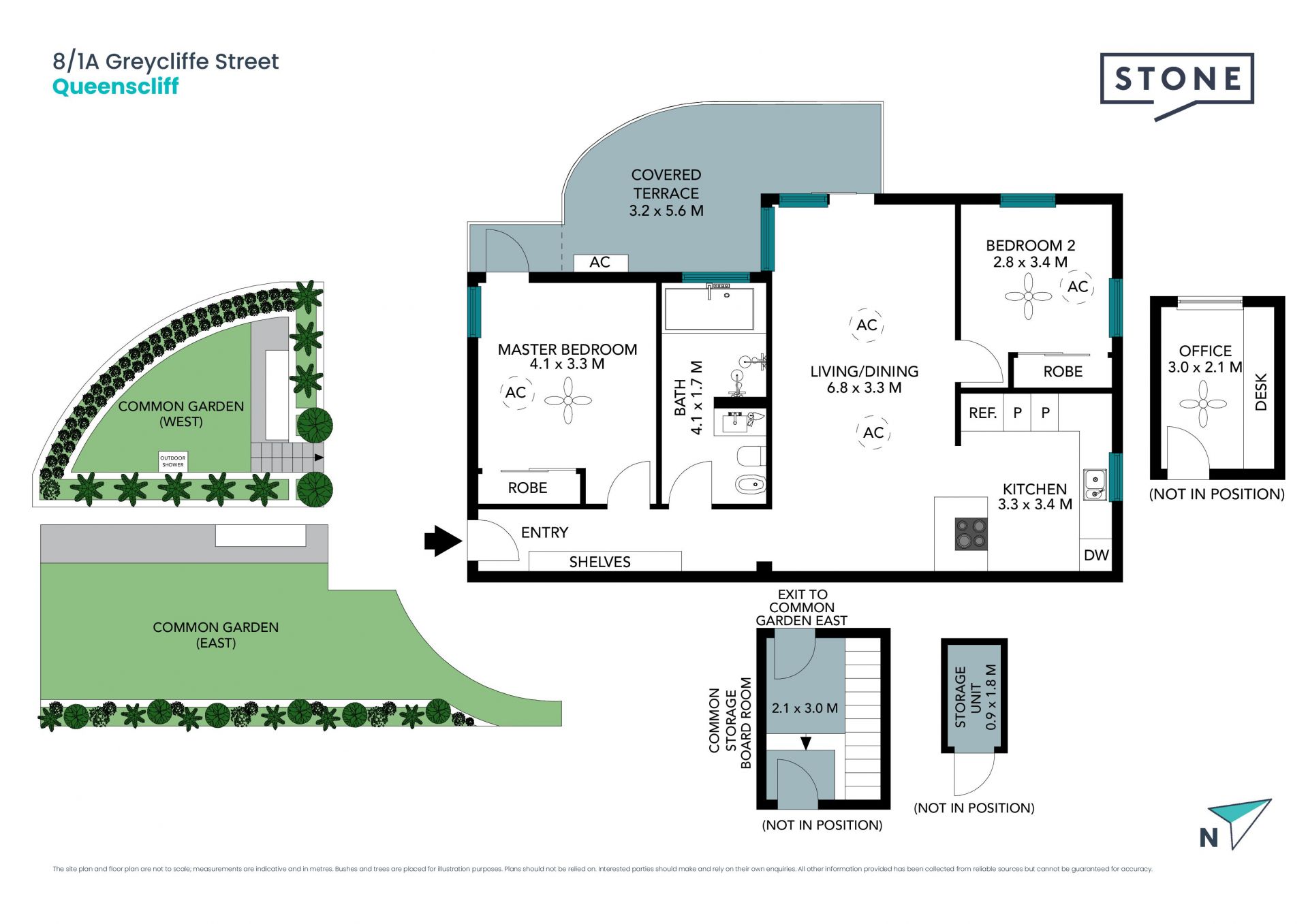 Absolute beachfront 2 bedroom apartment