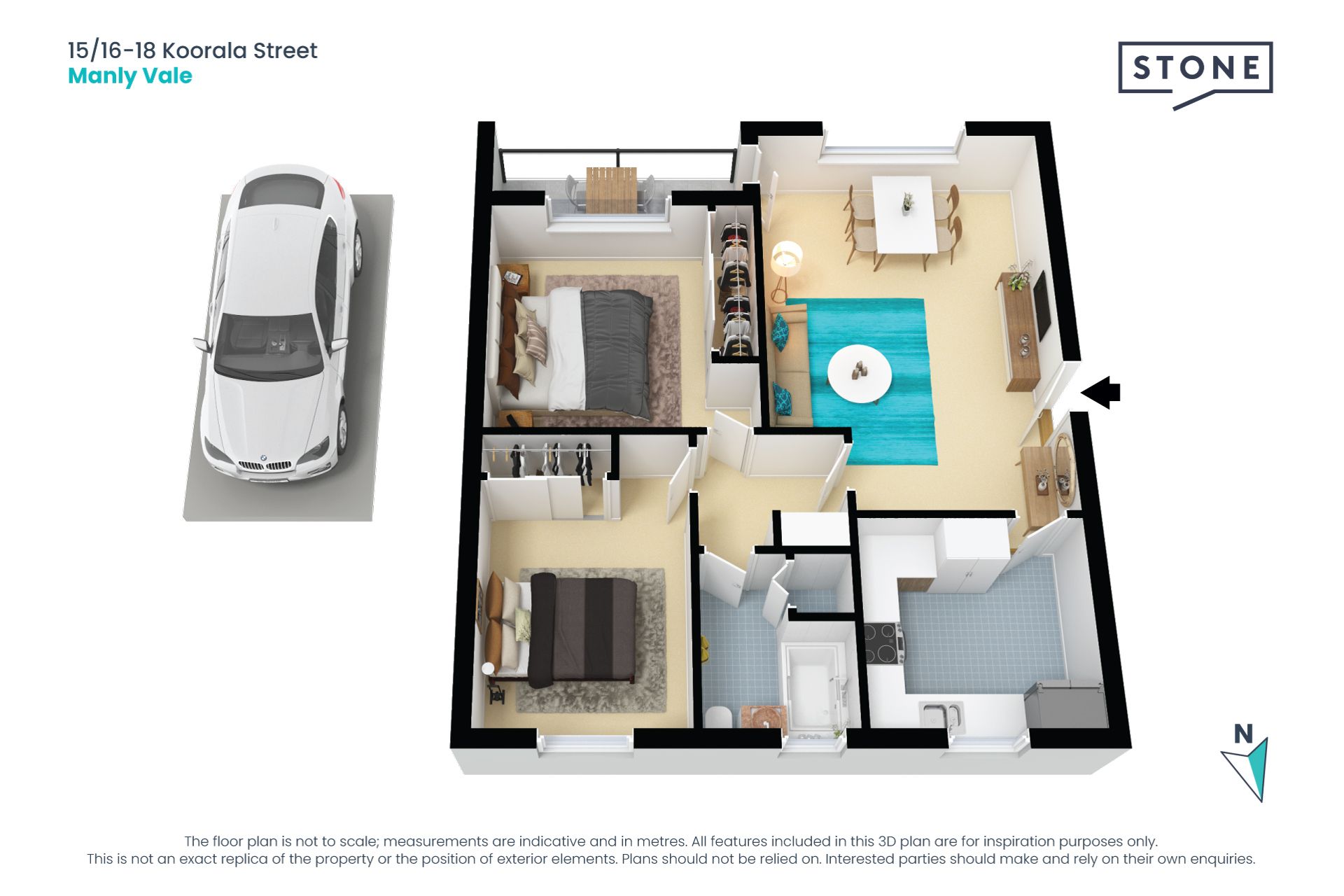 Immaculate apartment in super-central setting