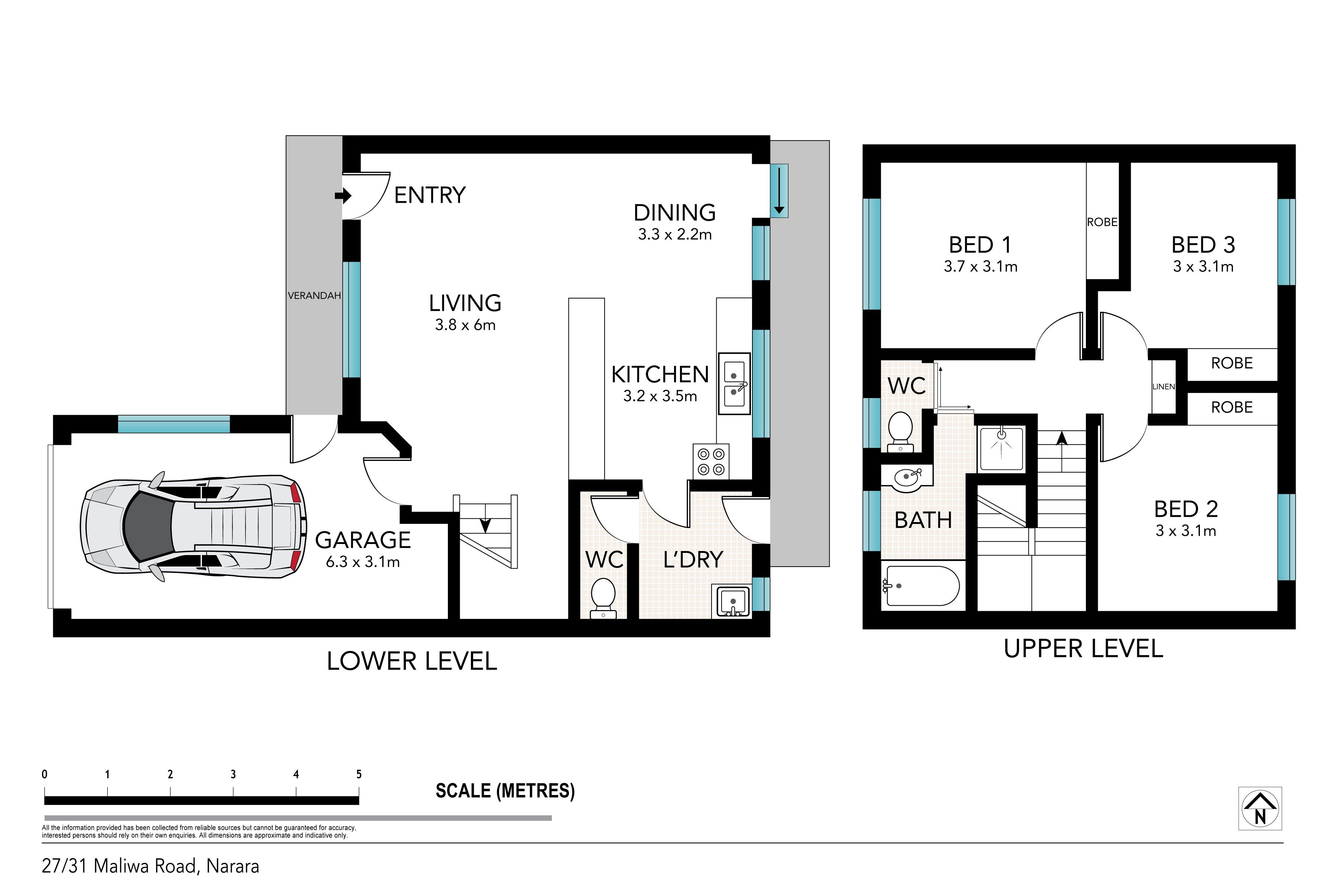 Idyllic, stylishly updated duplex