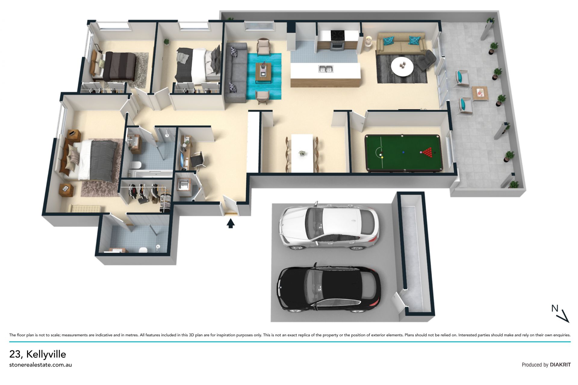 Spacious penthouse in sought-after complex with pool