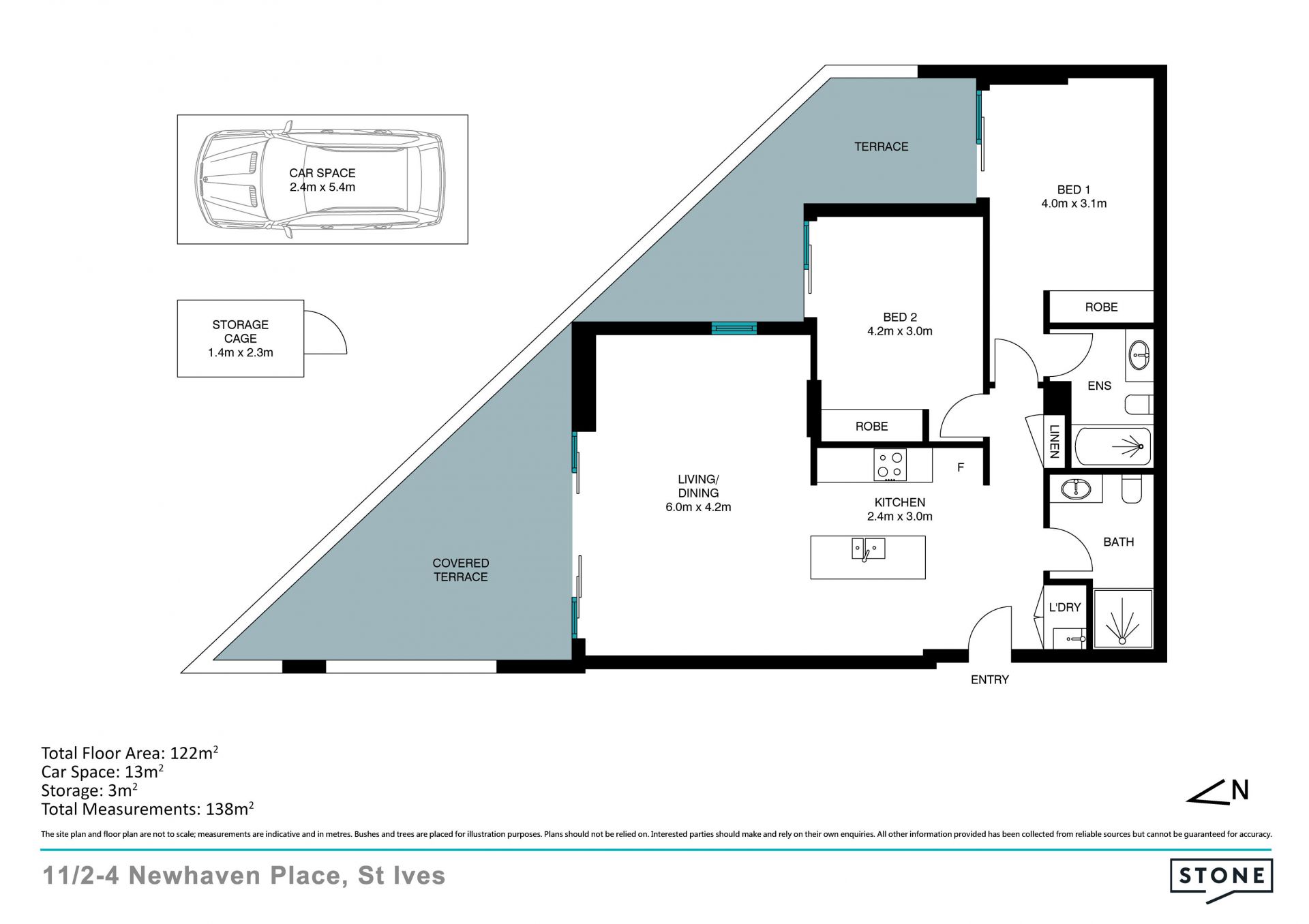 Expansive & modern apartment in an ideal location