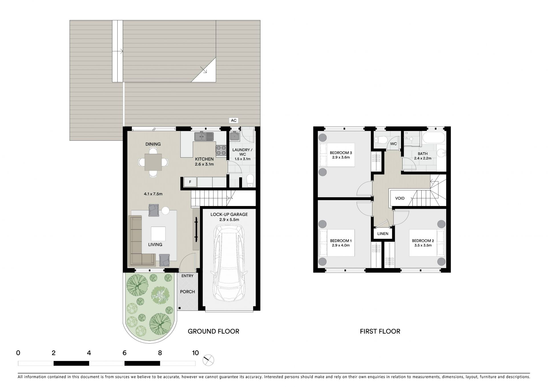 Spacious dual level layout
