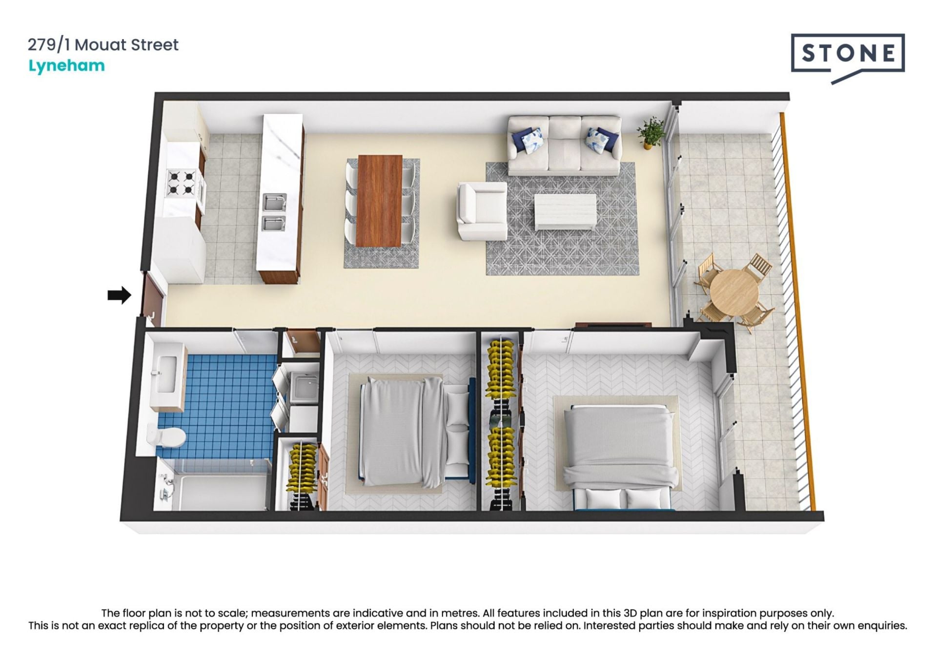 Freshly updated and ready to move in