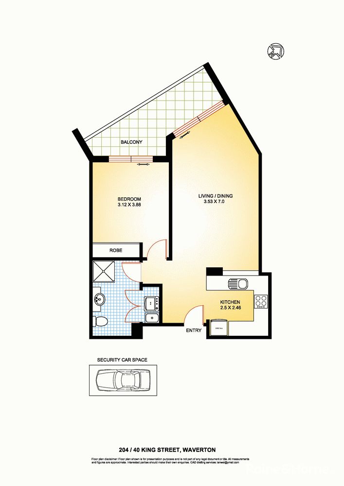 DEPOSIT TAKEN - OFI CANCELLED 
One bedroom apartment in security complex.