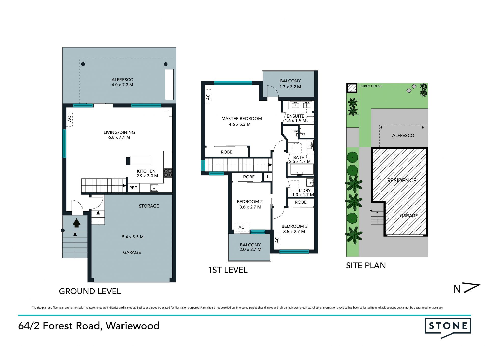 Perfect set-up for a growing family with only one common wall