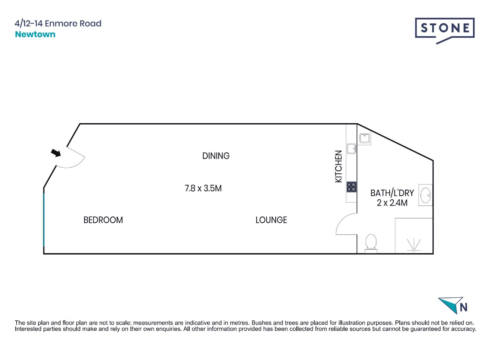 Modern and spacious studio in the heart of Newtown