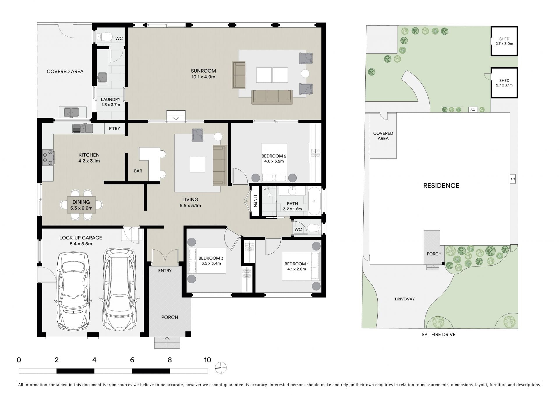 Chic updates and inviting entertaining areas