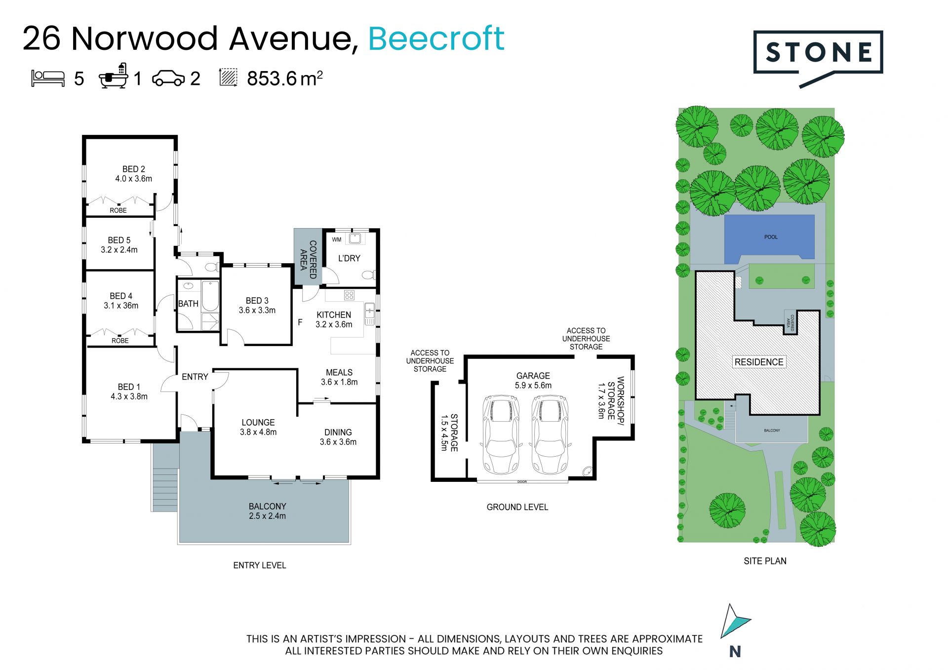 Bright and airy family oasis in Carlingford High catchment