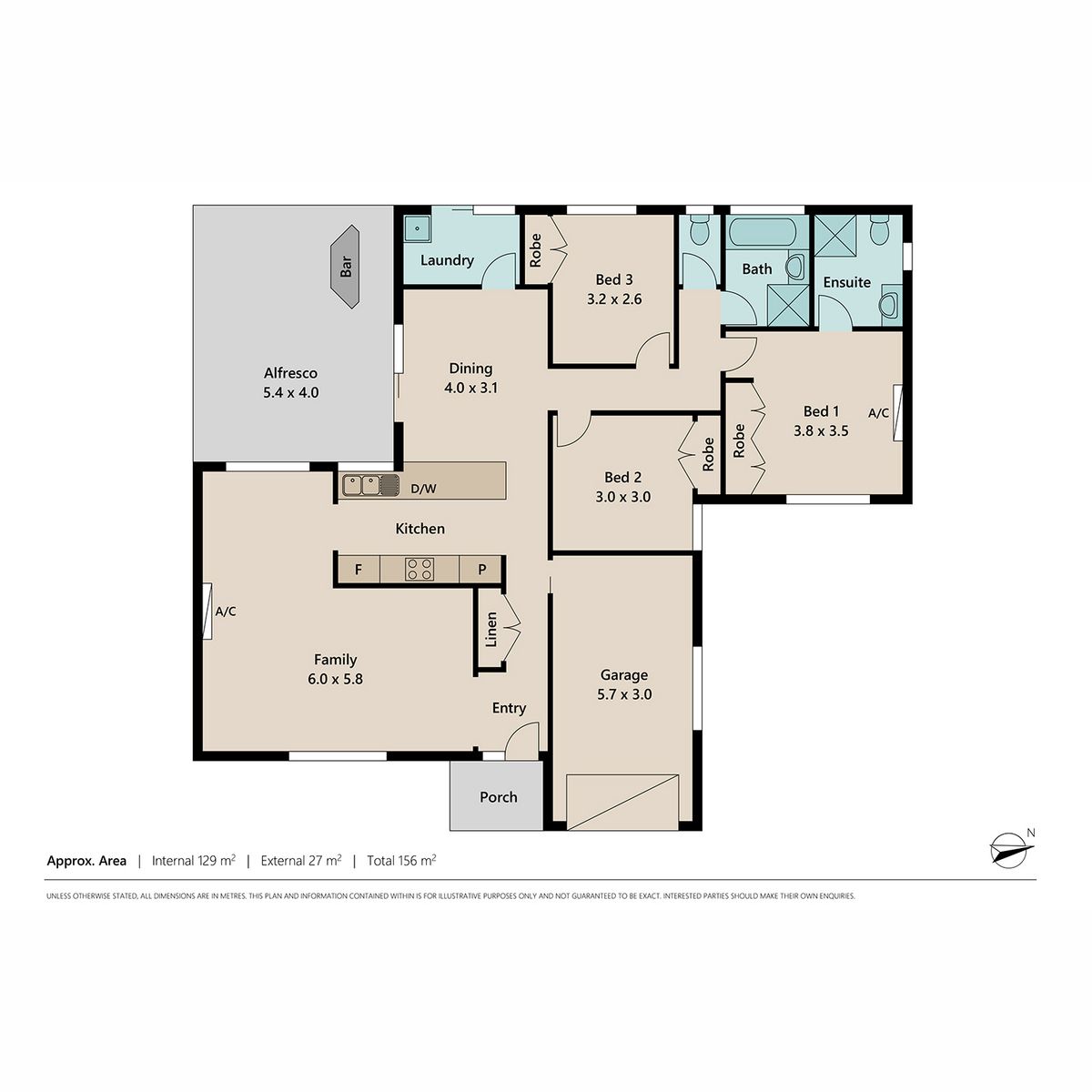 ENSUITE - AIR-CONDITIONING - SIDE ACCESS