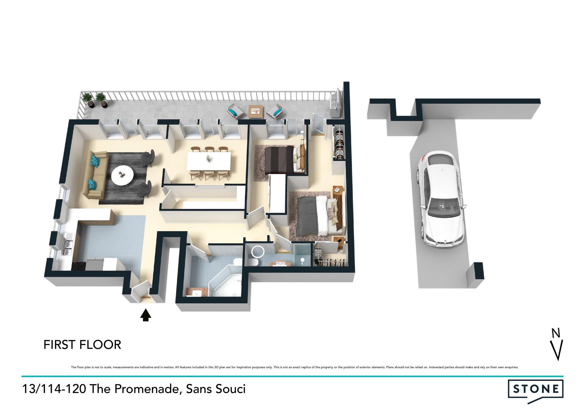 Style and space in a super-sized apartment