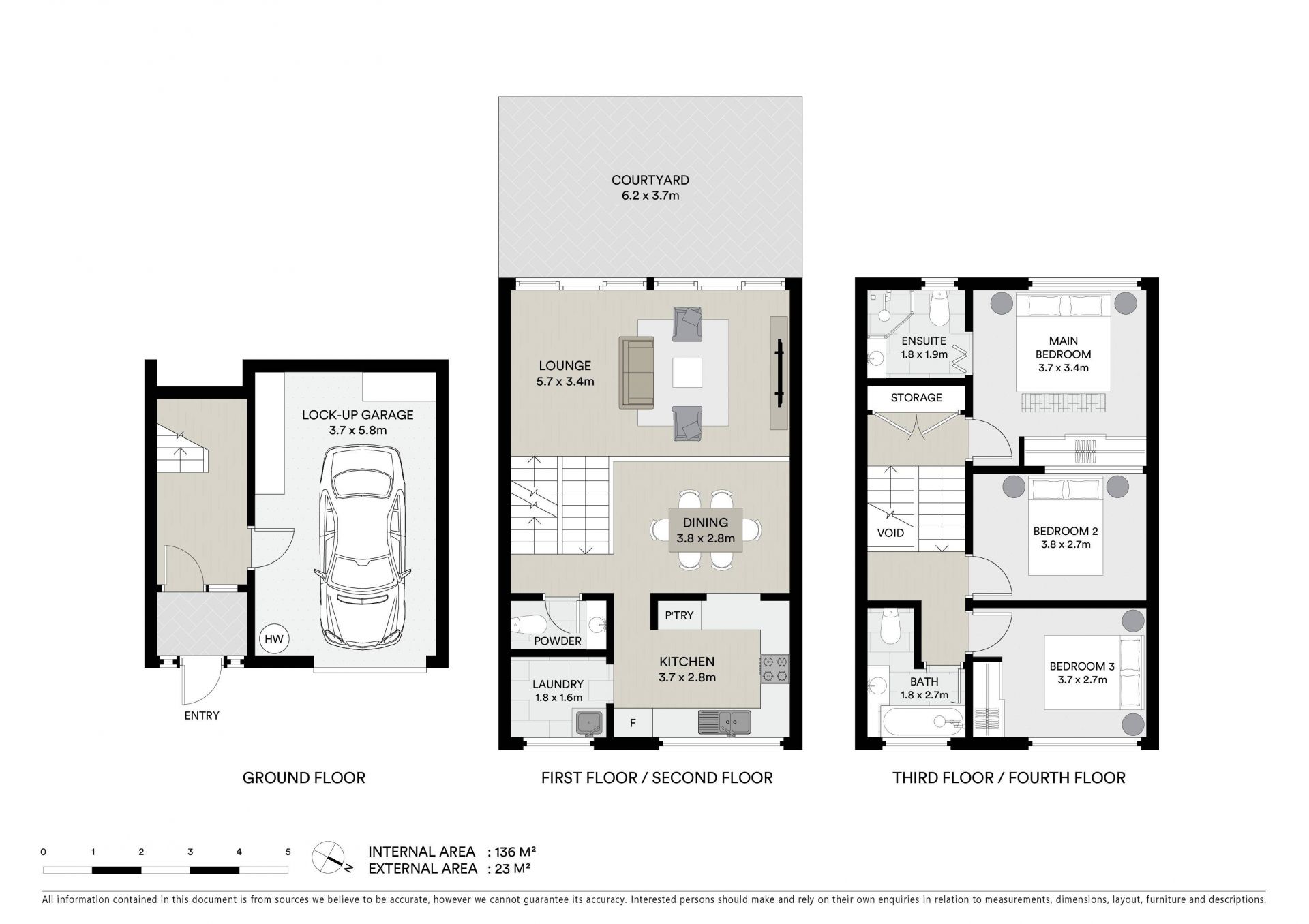 Split level townhouse in sought-after Merewether
