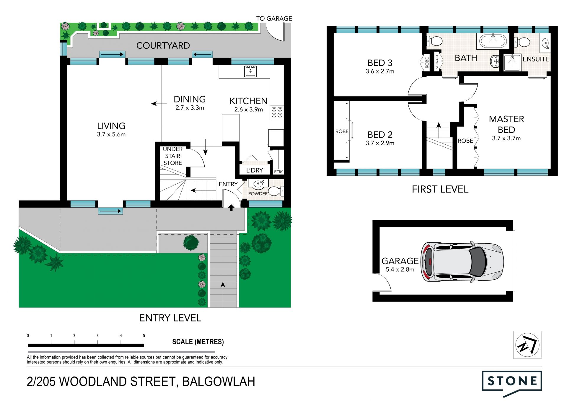 Chic modern townhouse, full of light