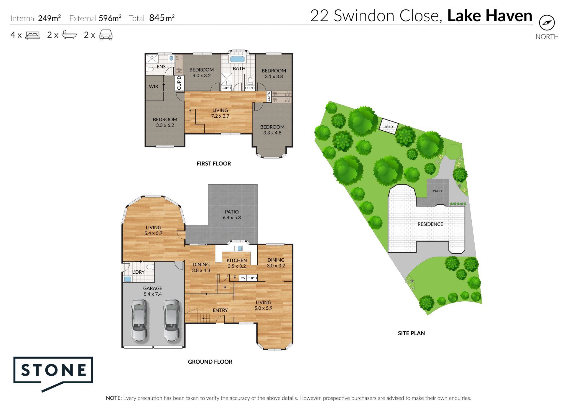 Spacious Family Home - 845sqm Block