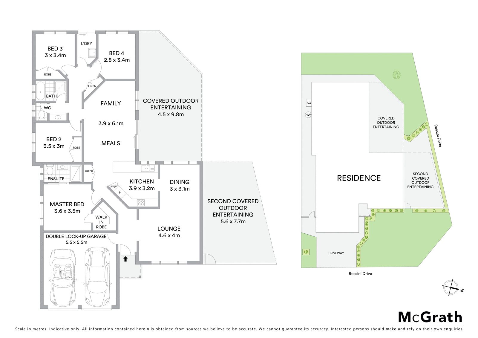 Well presented modern home near parks and schools on a corner block.