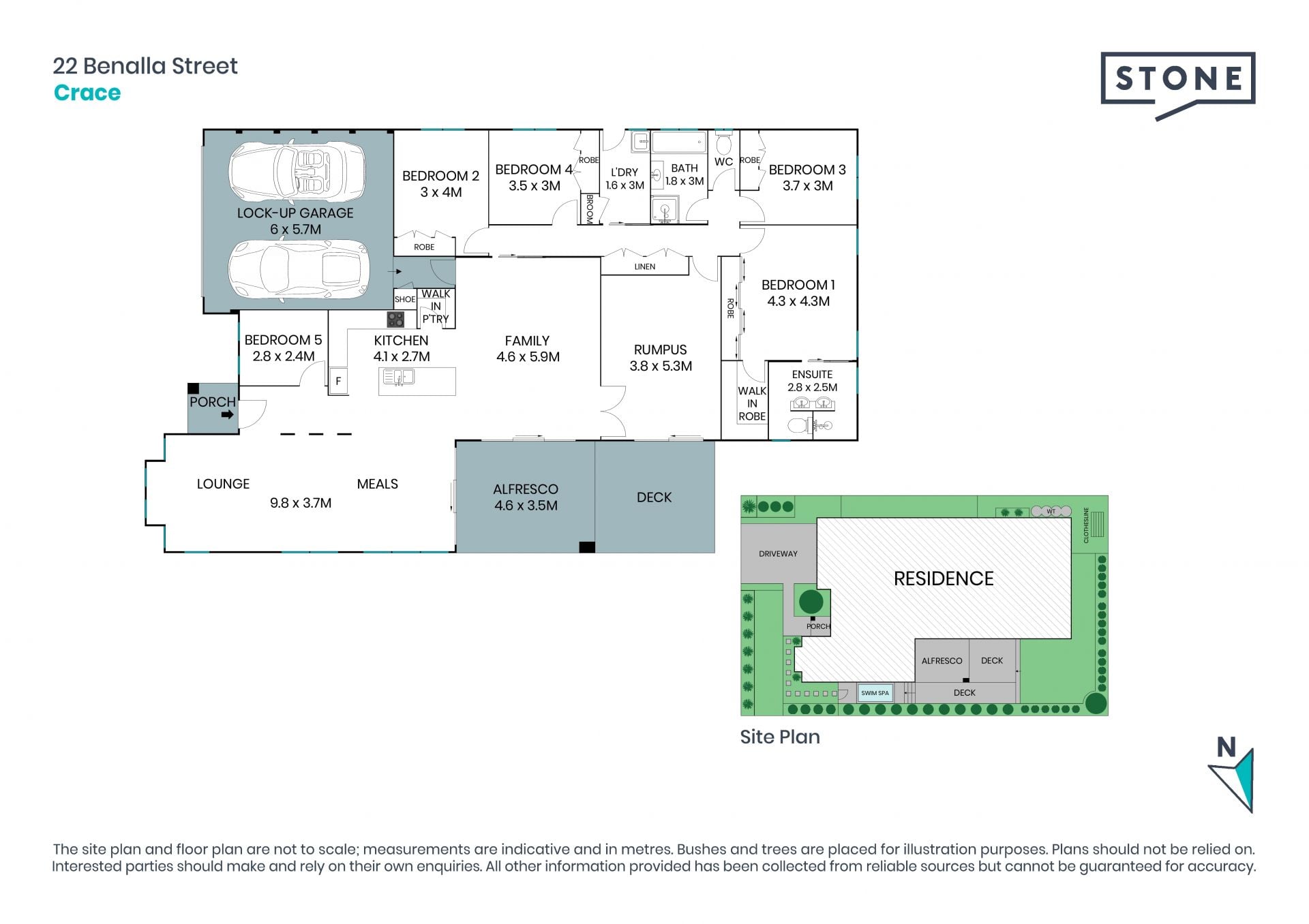 Highest quality, 4-bedroom family home in an ideal location in Crace!