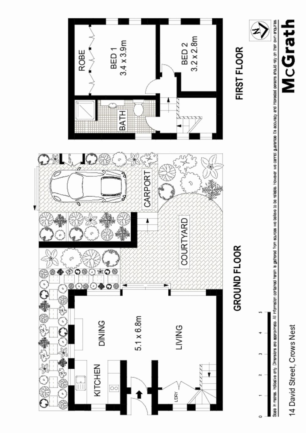 Spacious open plan lower level living and dining