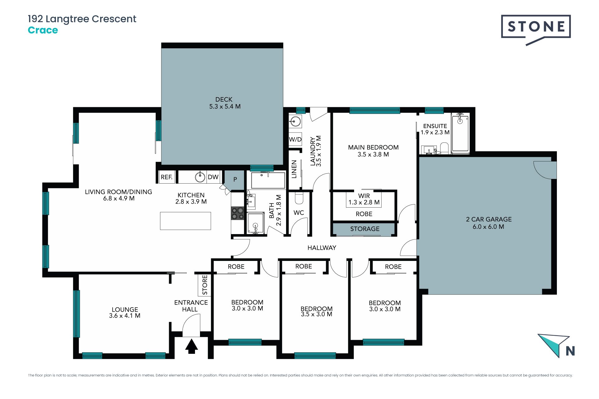 Expansive family home within walking distance to Crace shops