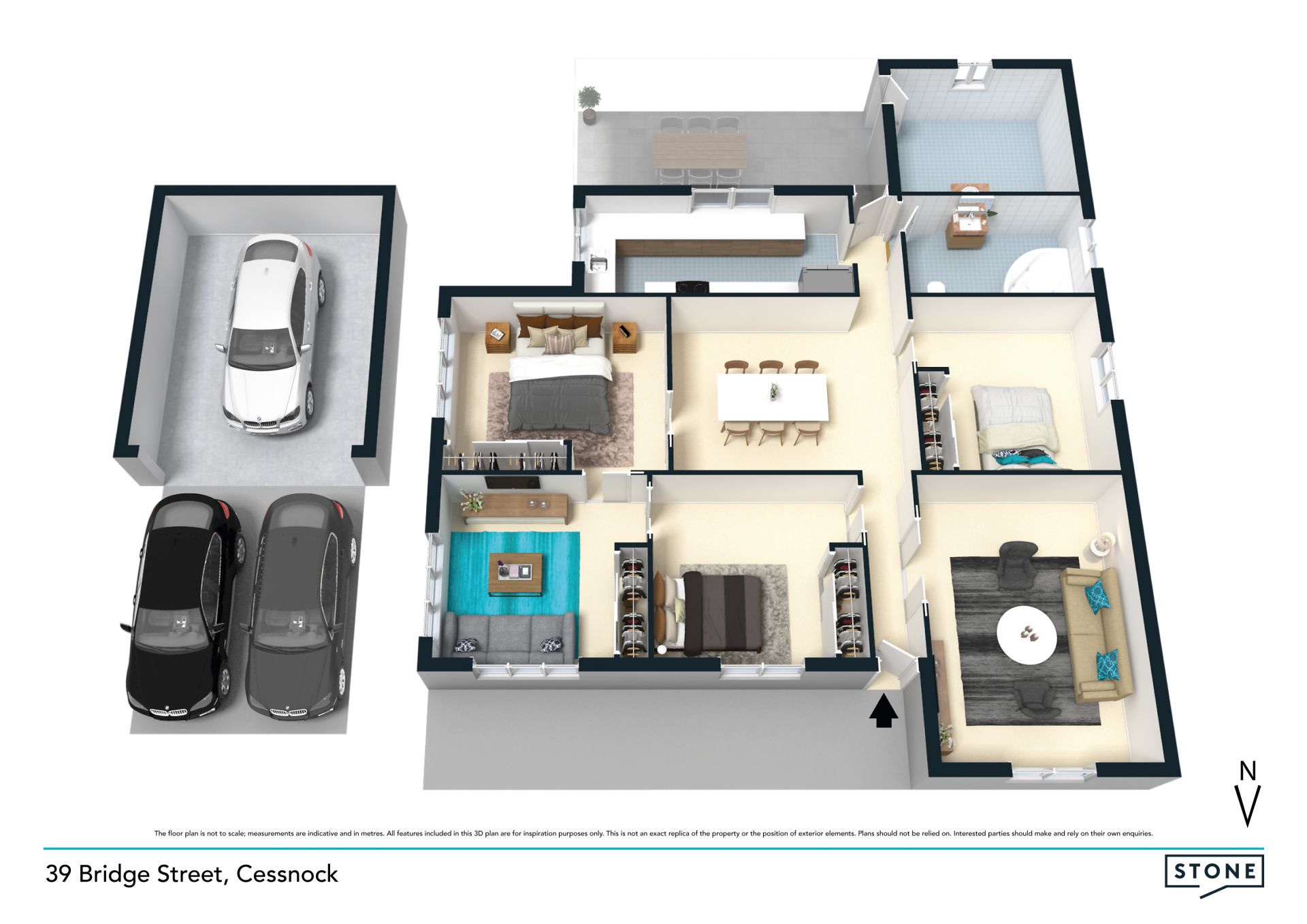 Freshly presented home on sizable block